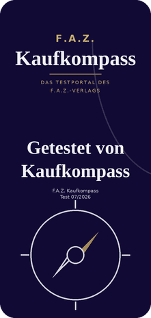Unkrautfuchs FAZ kaufkompass_badge_221x464_c